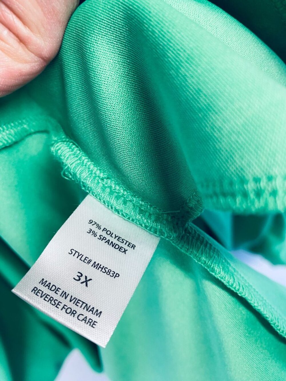 Andree By Unit Womens 3X Green Stretchy Blazer Jacket W/ Roll-Up Sleeves & Pocke - Picture 5 of 9